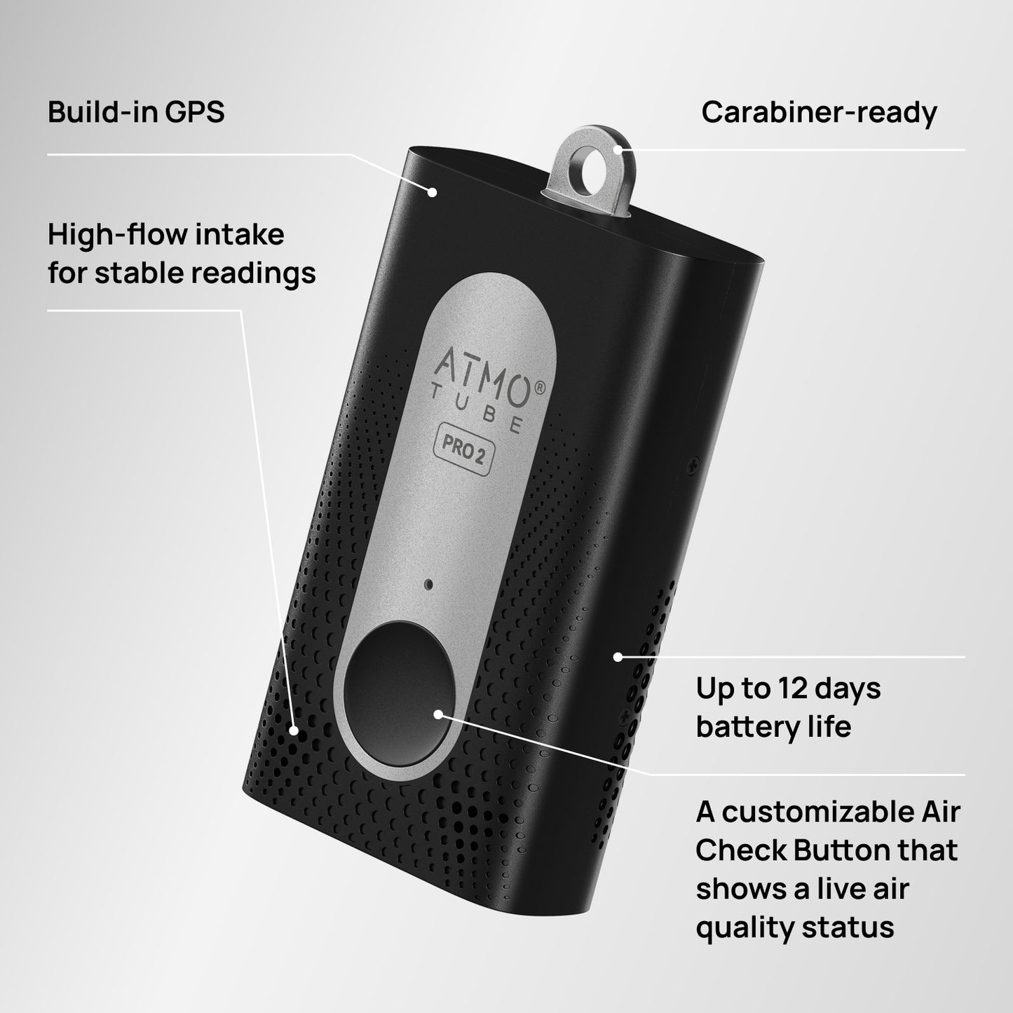 Atmotube PRO 2 — portable air quality tracker